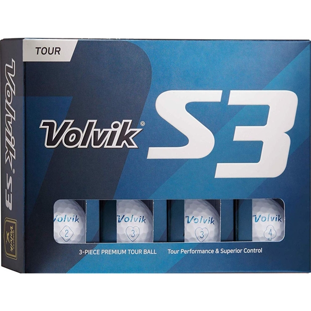Picture of Volvik S3 Tour Ball White - Dozen