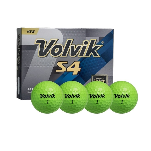 Picture of Volvik S4 Green Golf Balls (12 Golf Balls)