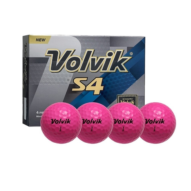 Picture of Volvik S4 Pink Golf Balls (12 Golf Balls)