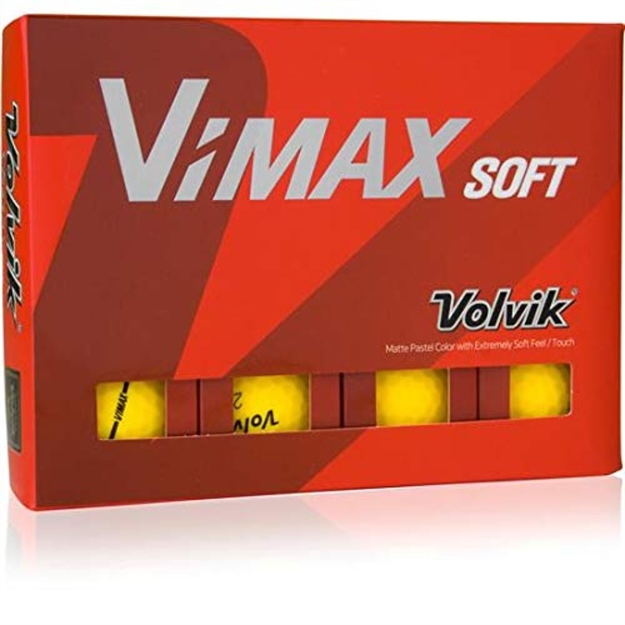 Picture of Volvik Vimax Golf Balls Dozen - Matte Yellow