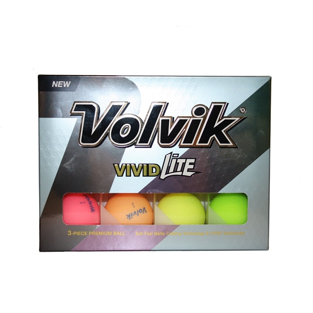 Picture of Volvik Vivid Lite Assorted Color Golf Balls-Dozen