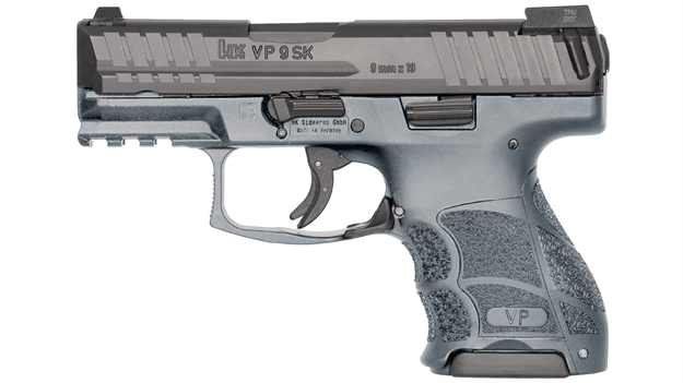 Picture of Heckler & Koch Vp9sk, Semi-Auto Pistol, 9Mm, 3.39" Bbl, Grey W/3 10 RD Mags, Night Sights 81000100 642230257191