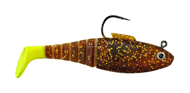Picture of Vudu 3"  Shad 3/Pk Rootbeer Chartreuse