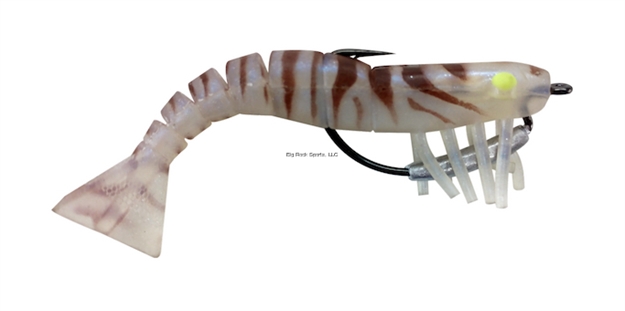 Picture of Vudu 3.5"  Weedless Shrimp 2/Pk Tiger