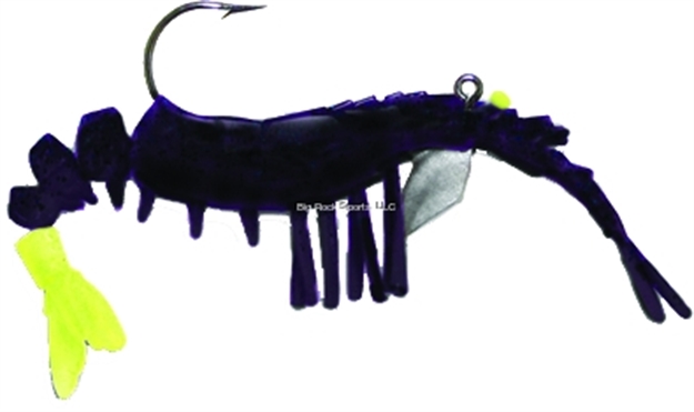 Picture of Vudu Baby Shrimp, 2", 1/16 Oz, Black/Chartreuse