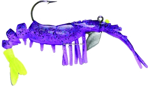 Picture of Vudu Baby Shrimp, 2", 1/16 Oz, Lsu (Purple/Chartreuse)
