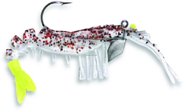 Picture of Vudu Jumbo Shrimp, 4", 1/4 Oz, Cajun Pepper/Chartreuse Tail