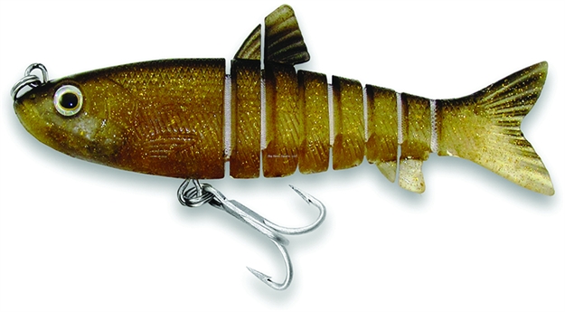 Picture of Vudu Mullet, 5.5", 1 Oz, Gold Flake/Black Back