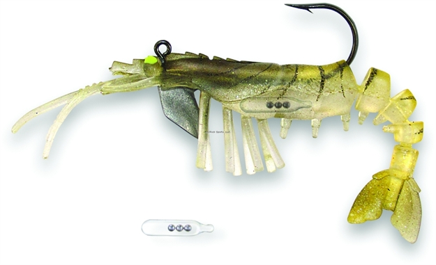 Picture of Vudu Rattler Shrimp, 3.5", 1/4 Oz, Gold