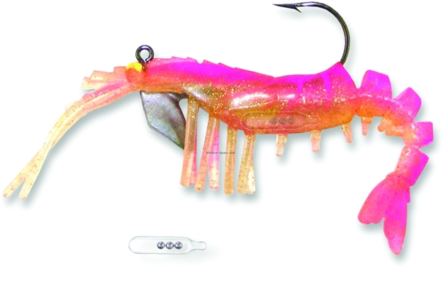 Picture of Vudu Rattler Shrimp, 3.5", 1/4 Oz, Pink
