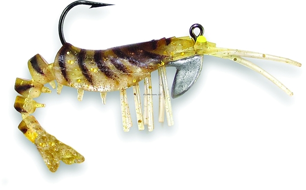 Picture of Vudu Shrimp, 3.5", Golden Tiger, Floating
