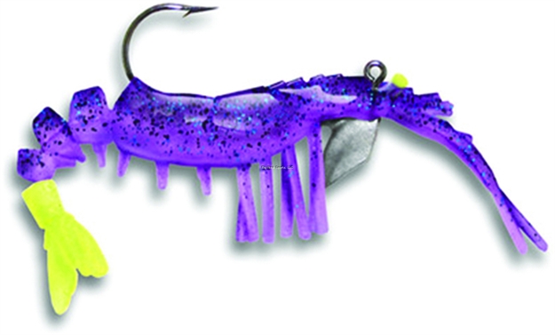 Picture of Vudu Shrimp, 3.5", Lsu (Purple/Chartreuse), Floating