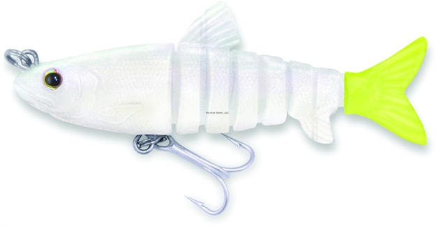 Picture of Vudu Slow Sink Mullet, 4.5", 1/2 Oz, Pearl Treuse, Sinking