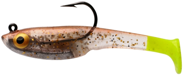 Picture of Vudu Vixen Swimbait, 3", 2/Pk, 1/4Oz, Copper Penny  Chart