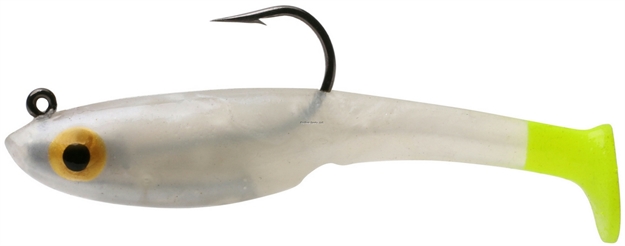 Picture of Vudu Vixen Swimbait, 3", 2/Pk, 1/4Oz, Pearl / Chart
