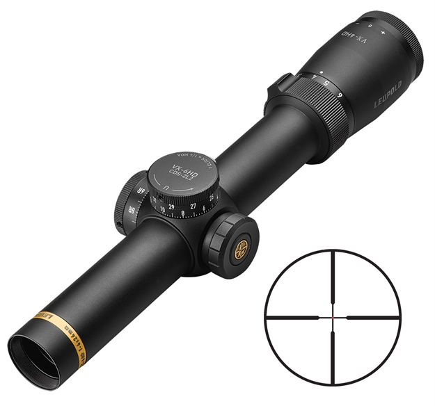 Picture of  Leupold 171552 Vx-6Hd  Matte Black 1-6X 24Mm 30Mm Tube Illuminated Firedot Duplex Reticle 030317012441