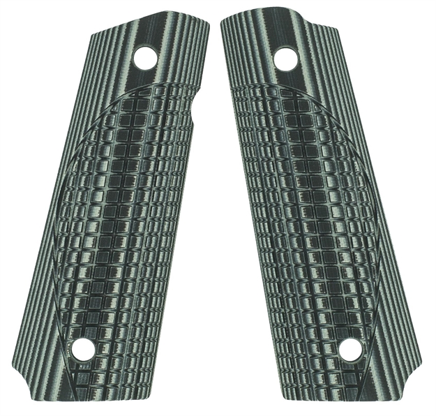 Picture of VZ Grips Etcfragbgxa 1911 Etc/Frag Grip Panels Frag Texture G10 Black/Gray