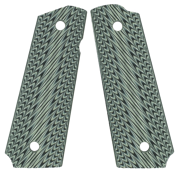 Picture of VZ Grips Sbgxa 1911 Slant Grip Panels Medium Textured G10 Black/Gray