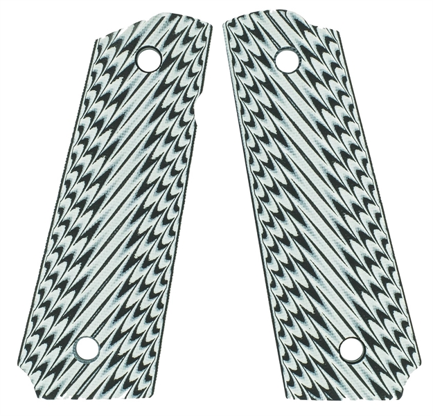 Picture of VZ Grips Szxa 1911 Slant Grip Panels Medium Textured G10 Zebra