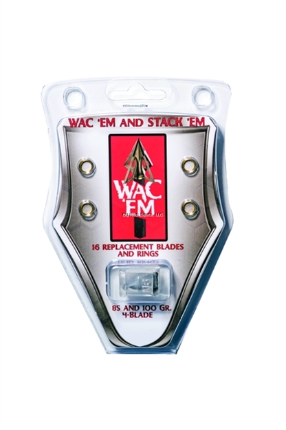 Picture of Wac'em 4 Blade Replacement Blades & Rings 100Gr 416