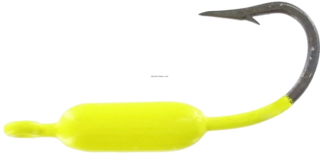 Picture of Wahoo Yellowtail Fever Jighead, 1/16 Oz, SZ 2 Hook, Chartreuse, 10/Bag