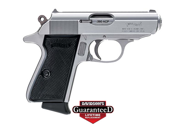 Picture of Walther Arms Semi-Auto Pistol Ppk .380 3.3" Acp Stainless 6Rnd 2 Mag State Laws Apply 4796001