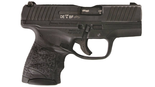Picture of Walther Arms Pps Semi Auto Pistol 9Mm M2 3.2" 1-6Rnd 1-7Rnd Blk Polymer 2805961 723364209369