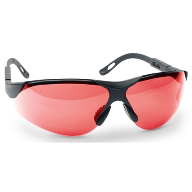 Picture of  Walker's Gwpxsglver Sport Glasses Elite Adult Vermilion Lens Polycarbonate Black Frame