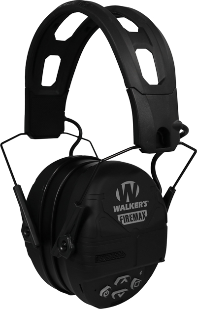 Picture of Walker's Gwpdfm-Bt Firemax Bluetooth Digital Muff Bluetooth Digital 23 DB Black GWP-DFM-BT