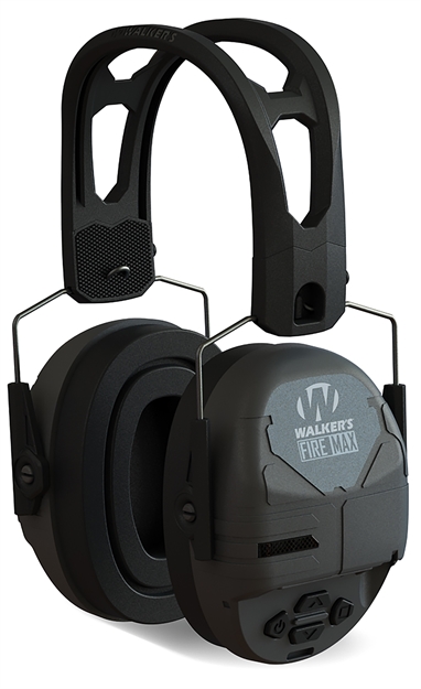 Picture of Walker's Gwpdfm Firemax Digital Muff Over The Head Polymer Black Ear Cups With Black Tacti-Grip Headband GWP-DFMWT 888151030707