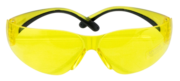 Picture of  Walker's Gwpywsgyl Sport Glasses Clearview Youth Yellow Lens Polycarbonate Yellow Frame