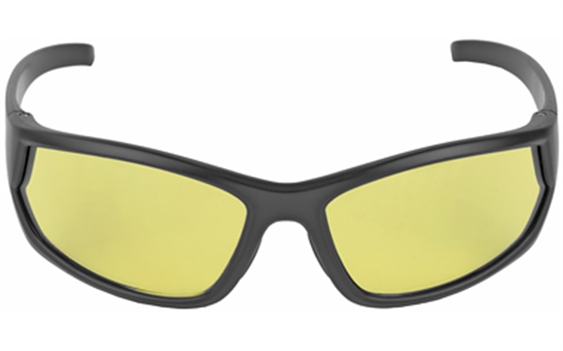 Picture of Walkers Game Ear Ikon Shooting Glasses, Ansiz87.1/Mil Spec:Mceps Gl-Pd 10-12,Case &Cleanig Cloth, Amber Lens, Matte Blk GWP-IKNFF1-AMB