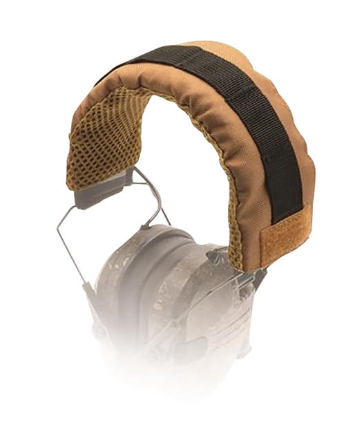 Picture of Walkers Game Ear Universal Wrap Cool Mesh Padding W/Mollie For Walkers Muffs & Most Other Brands, Nylon Fabric/Coyote Brown GWP-HDBNDV-CYB