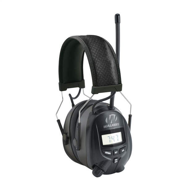 Picture of Walker's Gwprdom Am/Fm Digital Muff Polymer 25 DB Over The Head Black GWP-RDOM