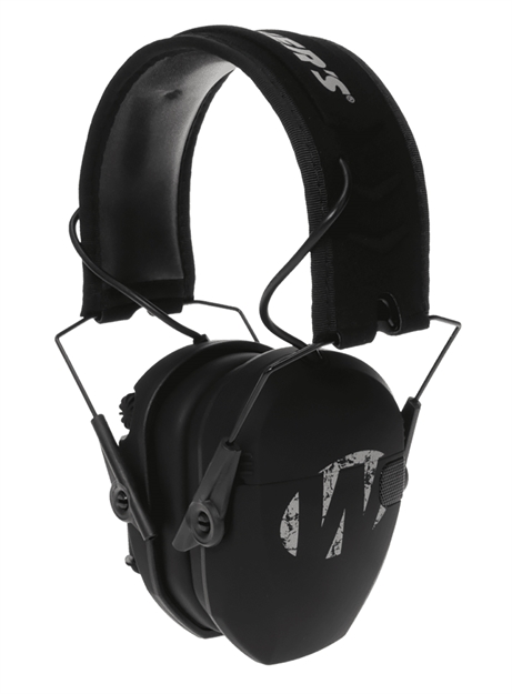 Picture of Walker's Gwprsemfs Razor Slim Electronic Freedom Muff 23 DB Over The Head Black W/Distressed Walker's Logo Polymer GWP-RSEMFS