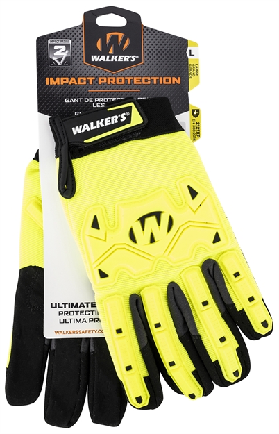 Picture of Walker's Gwpsfhvffil2lg Impact Protection  Yellow/Black Synthetic/Synthetic Leather Large GWP-SF-HVFFIL2-LG