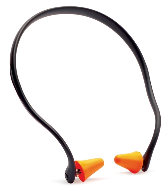 Picture of Walkers Gwp-Sf-Plgbnd Pro-Tek Ear Plug Band Foam 25 DB Behind The Head Orange Ear Buds W/Black Cord