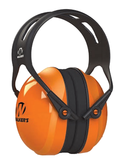 Picture of Walkers Gwp-Sf-Psm-Sm Maxprotec  Polymer/Plastic 26 DB Over The Head Orange Ear Cups W/Black Band Small