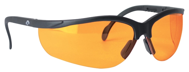 Picture of Walker's Gwpamblsg Sport Glasses  Adult Amber Lens Polycarbonate Black Frame GWP-AMBLSG 888151008102