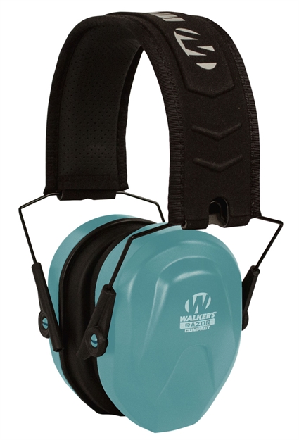 Picture of  Walker's Gwpcrpasbl Razor Compact Passive Muff 24 DB Over The Head Black/Blue Fits Youth/Women