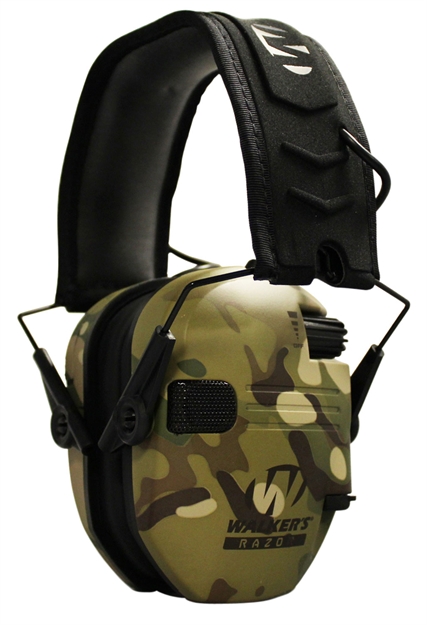 Picture of Walker's Gwprsemmcc Razor Slim Electronic Muff 23 DB Over The Head Multicam/Black Polymer GWP-RSEM-MCC 888151017814