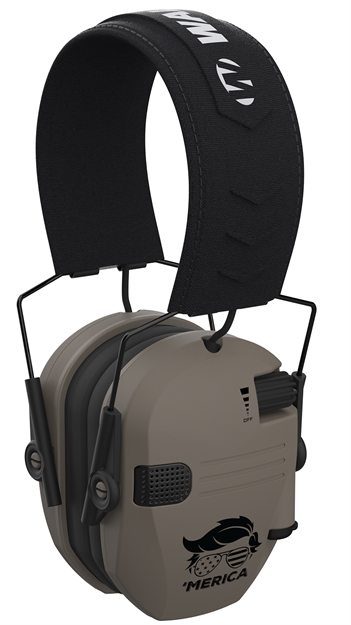 Picture of  Walker's Gwprsemt24merfde Razor Merica Muffs Polymer Over The Head Flat Dark Earth