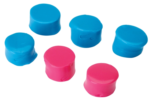 Picture of Walker's Gwpsilplgpktl Silicone Putty  Silicone 32 DB IN The Ear Pink Teal Adult 3 Pack GWP-SILPLG-PKTL