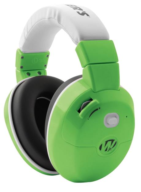 Picture of Walkers Gwpyamg Youth Active Muff Electronic Earmuff 22 DB Green