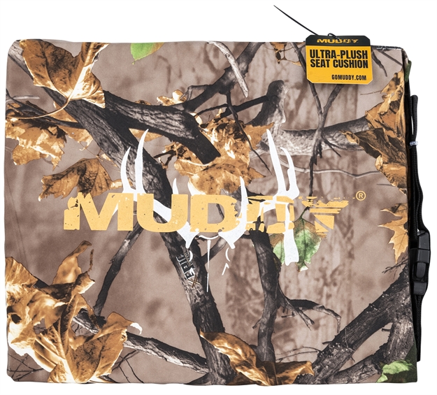 Picture of Big Game Hunting Ultra-Plush Camo Seat Cushion, Waterproof Epic Camo, Carry Strap, Durafoam, 16"W X 14"D X 3" Thick GS0109 097973000694