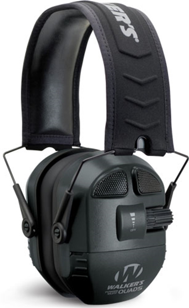 Picture of Walker's Ultimate Power Muff, Two HI Gain Omni Directional Mics, 9X Enhancement, Nrr 26 Db, Ind Aft Controls. Black GWP-XPMB 888151008331