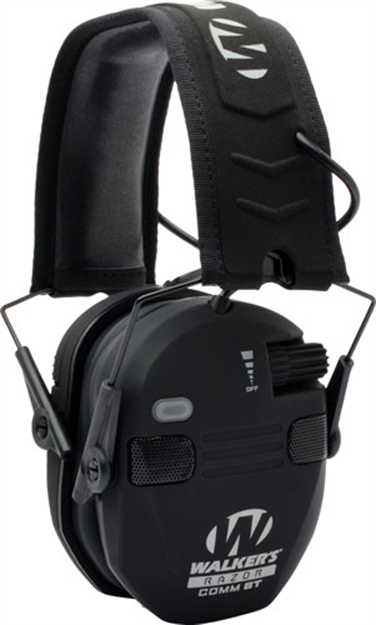 Picture of Walker's Muff Razor Electronic Quad Slim Bluetooth 23Db Black GWPRSEQMBT