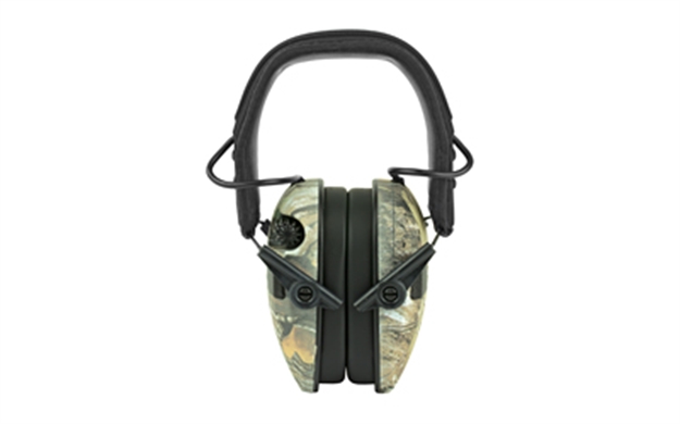 Picture of Walker's Gwprseqmcmo Razor Slim Electronic Muff 23 DB Over The Head Realtree Xtra/Black Polymer GWP-RSEQM-CMO