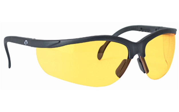 Picture of  Walker's Gwpylsg Sport Glasses  Adult Yellow Lens Polycarbonate Black Frame