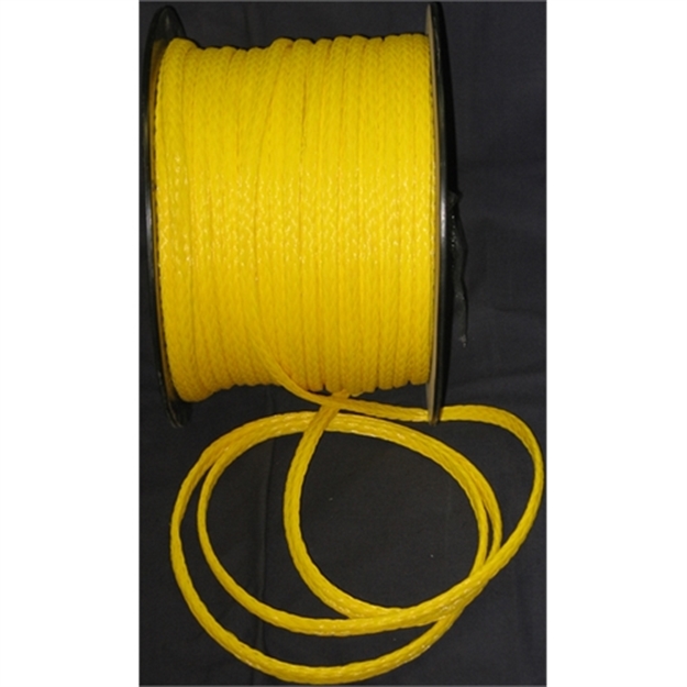 Picture of  Wallace Cordage Rope Yel Hollow Braid 3/16" 300'